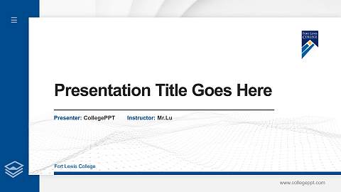 Fort Lewis College Thesis Proposal/Graduation Defense PPT Template