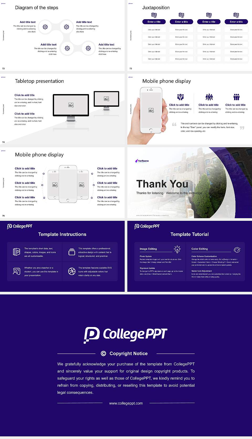 Fontbonne University Competition/Entrepreneurship Contest PPT Template16:9 ratio PPT effect preview image9