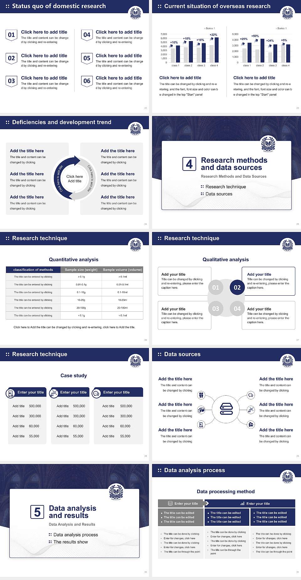 Guidance College Graduation Thesis Defense PPT Template4:3 ratio PPT effect preview image4