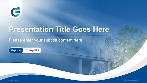 Gratz College Lecture Sharing and Networking Event PPT Template