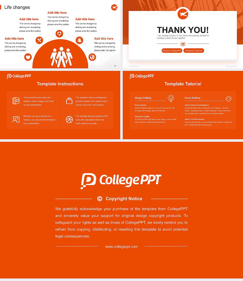 Full Sail University National Scholarship Defense PPT Template16:9 ratio PPT effect preview image4