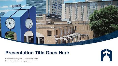 Franklin University Course/Courseware Creation PPT Template