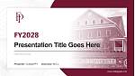 Franklin Pierce University Academisch PPT-sjabloon