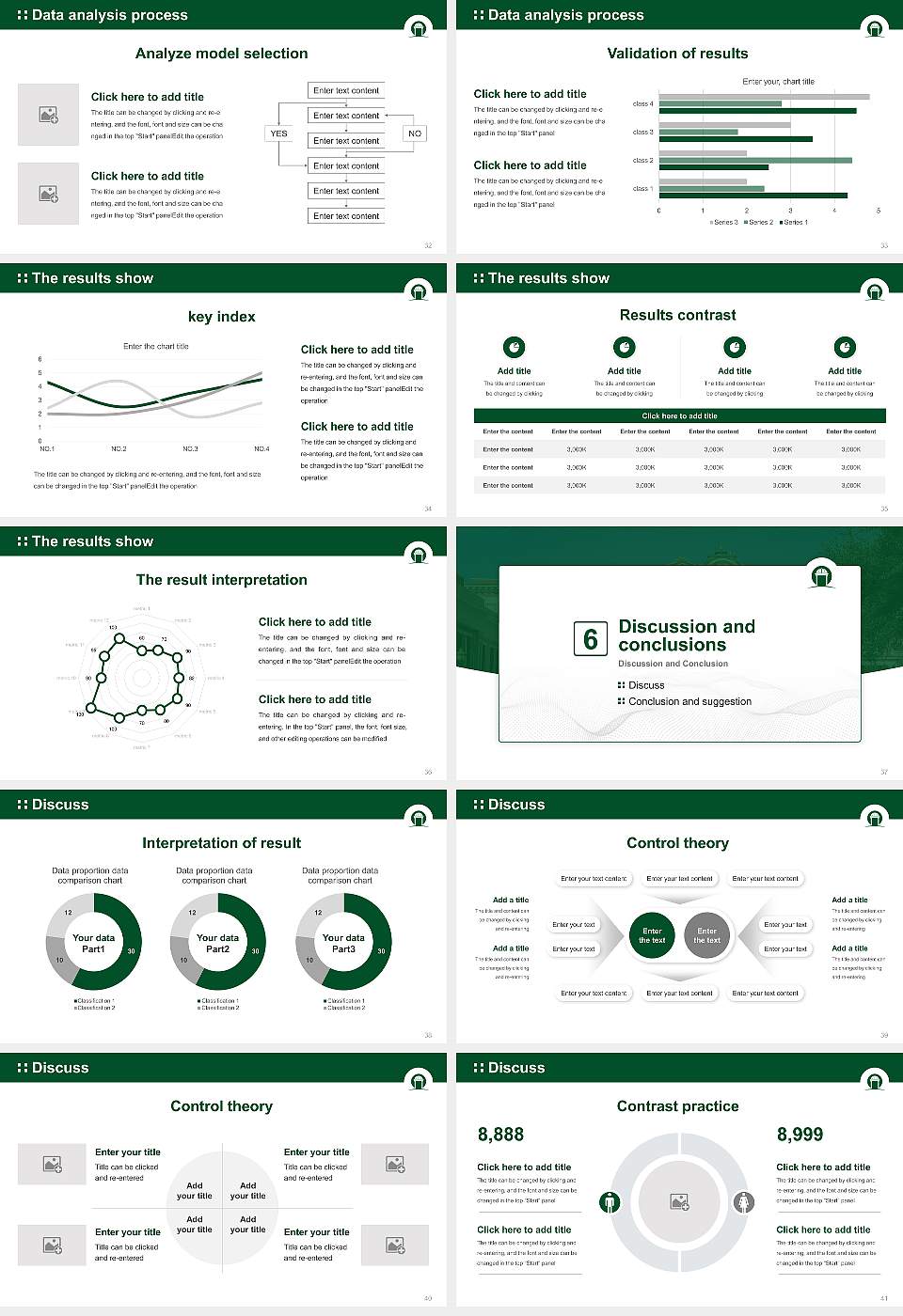 Georgia College & State University Graduation Thesis Defense PPT Template16:9 ratio PPT effect preview image5
