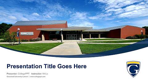 Graceland University-Lamoni Course/Courseware Creation PPT Template