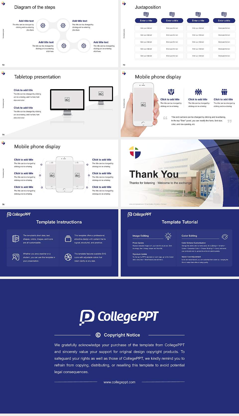 Great Lakes Christian College Competition/Entrepreneurship Contest PPT Template16:9 ratio PPT effect preview image9