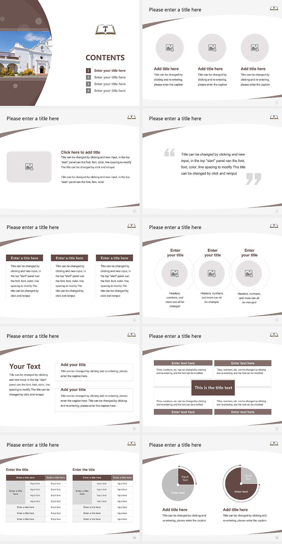 Franciscan School of Theology Course/Courseware Creation PPT Template4:3 ratio PPT effect preview image2