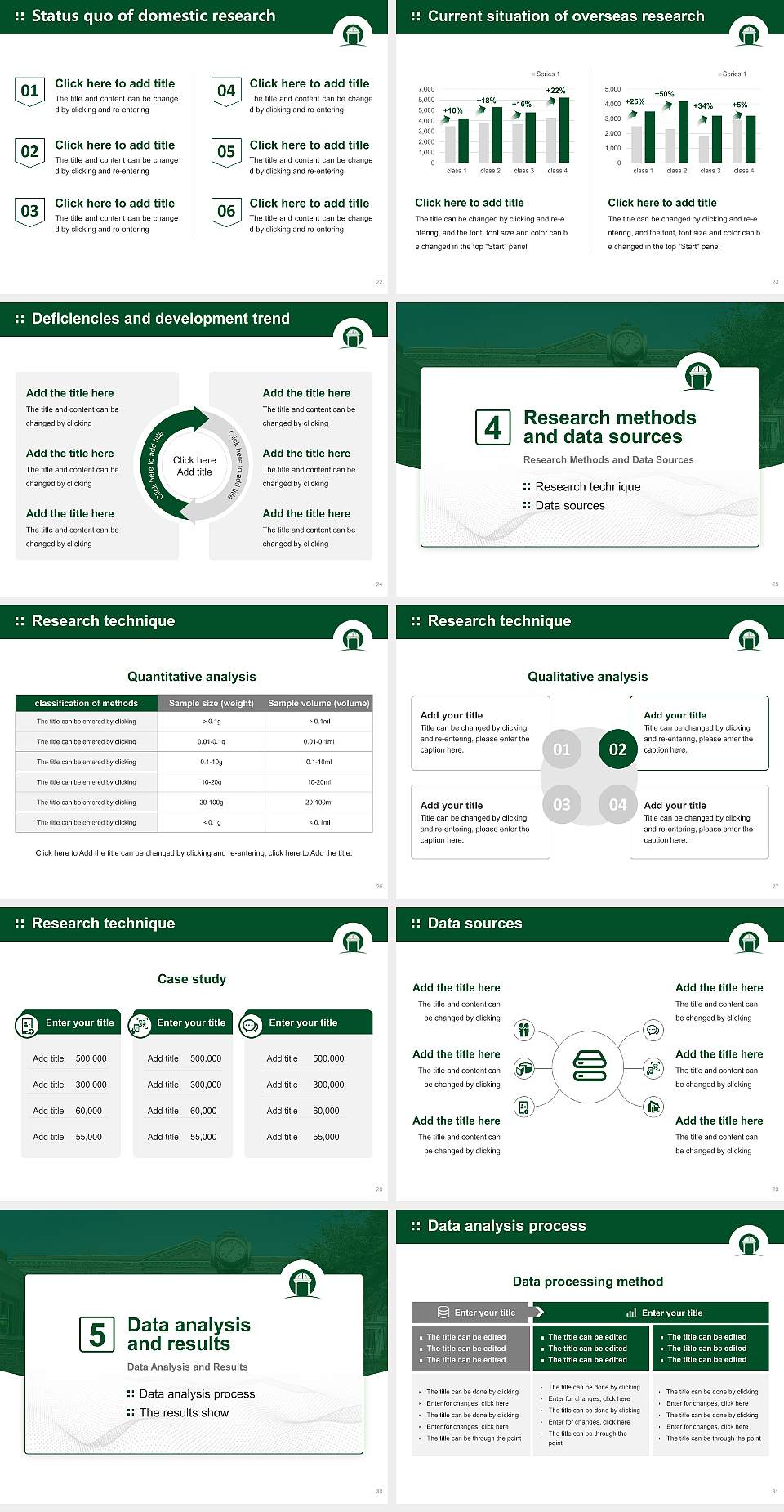 Georgia College & State University Graduation Thesis Defense PPT Template4:3 ratio PPT effect preview image4