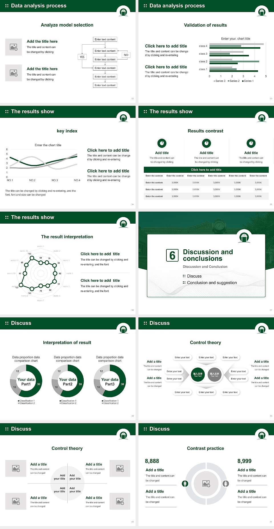 Georgia College & State University Graduation Thesis Defense PPT Template4:3 ratio PPT effect preview image5