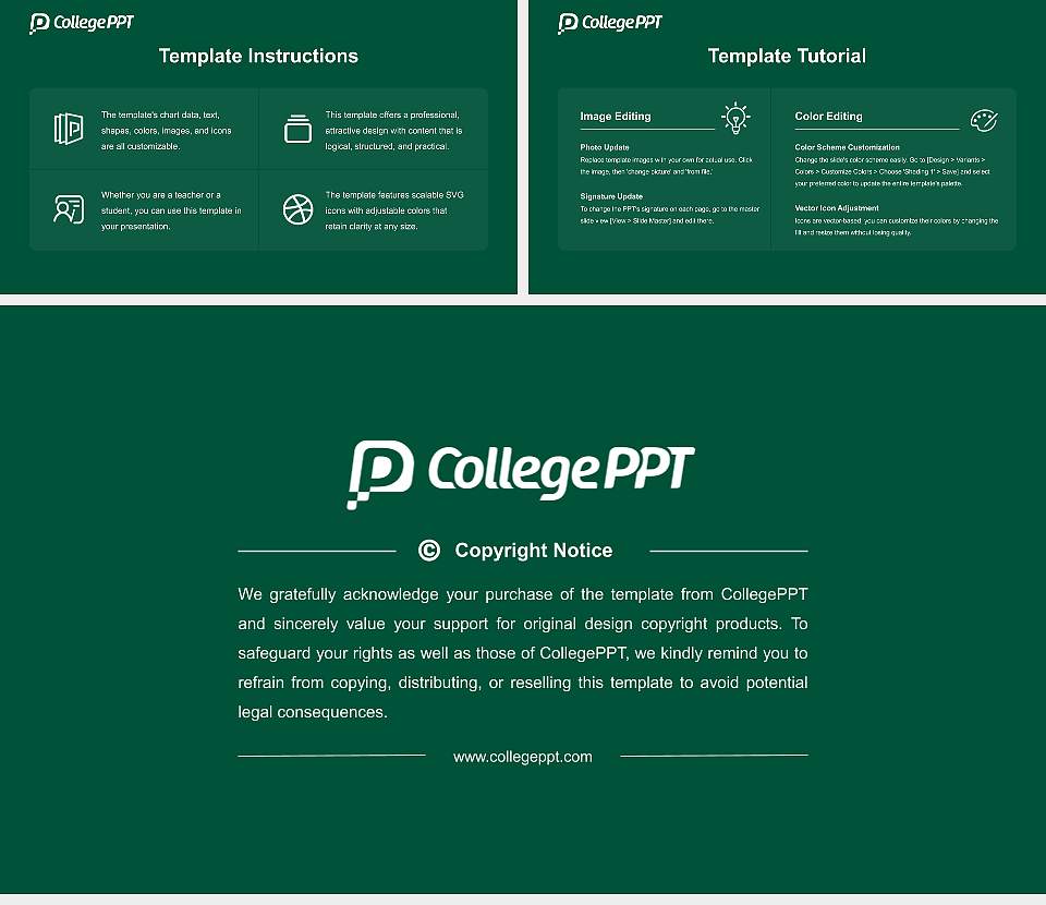 George Mason University(GMU) Course/Courseware Creation PPT Template16:9 ratio PPT effect preview image5