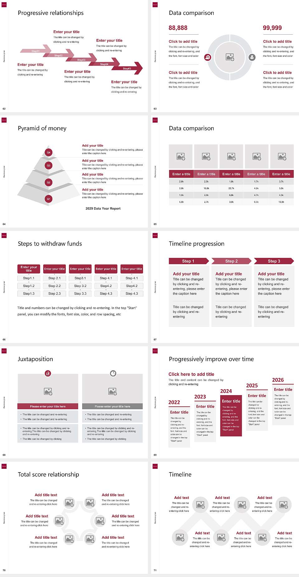 Friends University Competition/Entrepreneurship Contest PPT Template4:3 ratio PPT effect preview image8