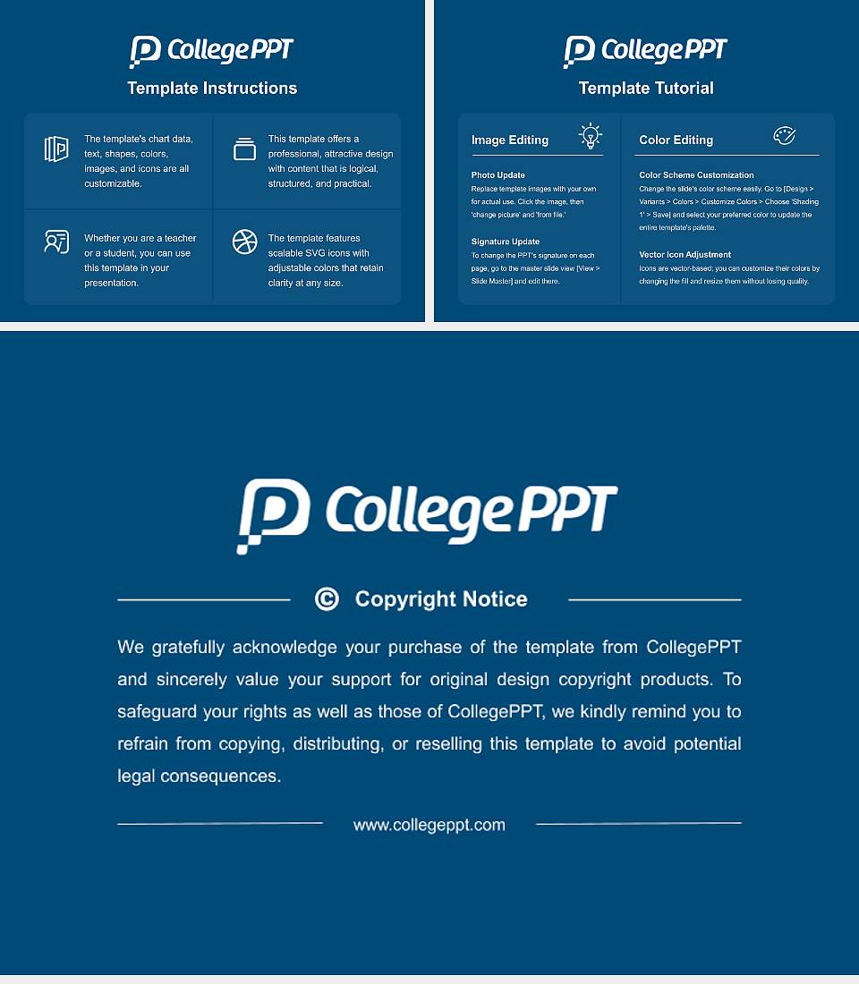 Goldey-Beacom College Course/Courseware Creation PPT Template4:3 ratio PPT effect preview image5