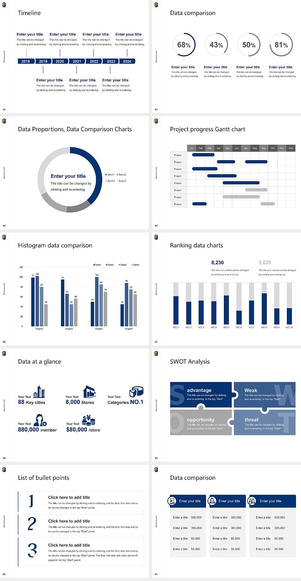 Gettysburg College Competition/Entrepreneurship Contest PPT Template4:3 ratio PPT effect preview image6