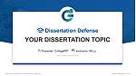 Gratz College Graduation Thesis Defense PPT Template