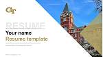 Georgia Institute of Technology-Main Campus Resume Templat PPT