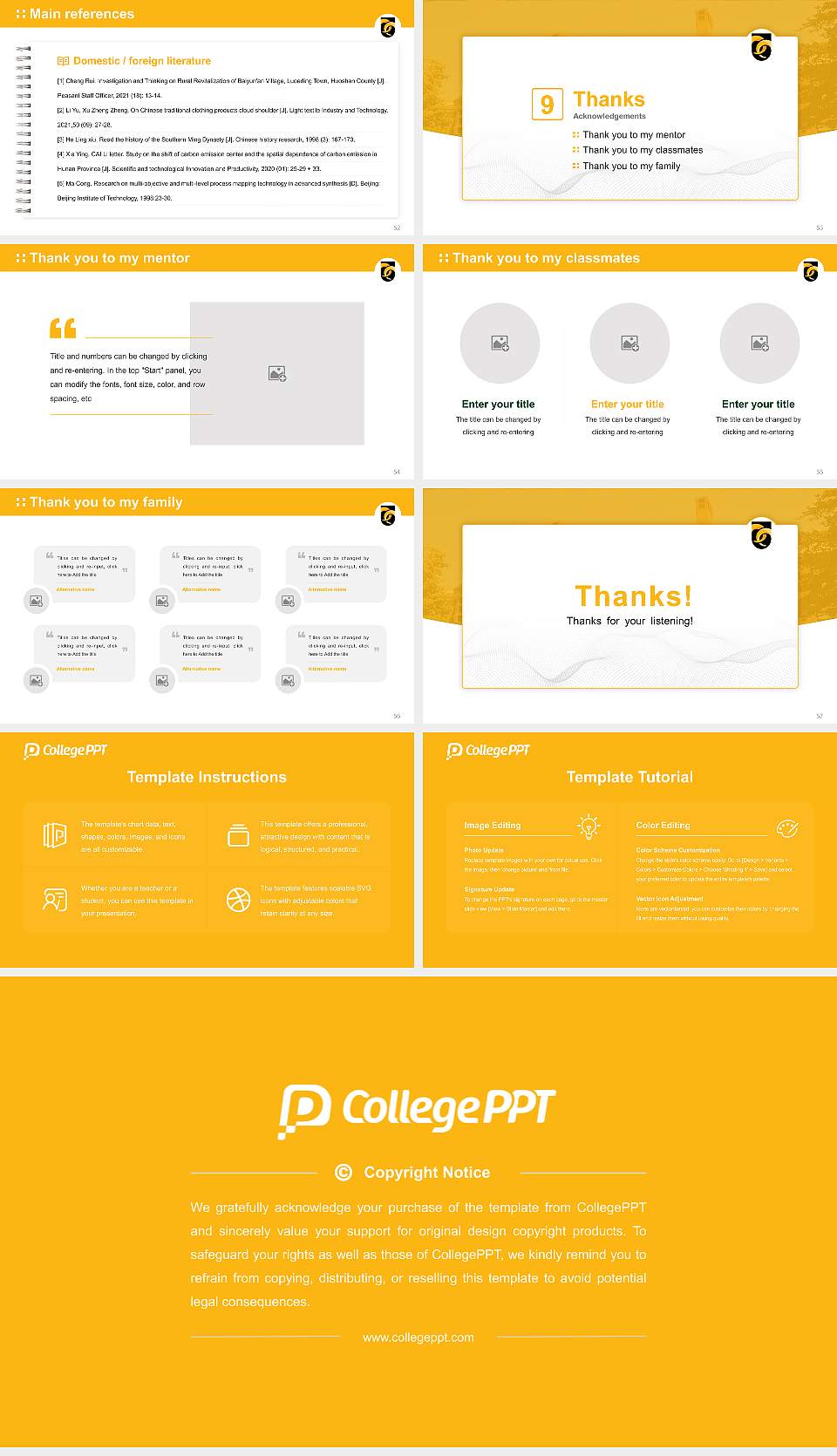 Framingham State University Graduation Thesis Defense PPT Template16:9 ratio PPT effect preview image7