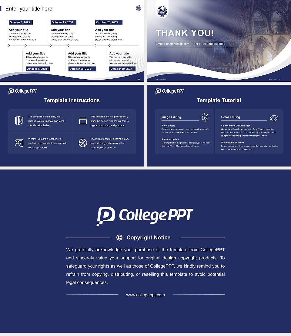 Guidance College Lecture Sharing and Networking Event PPT Template16:9 ratio PPT effect preview image4