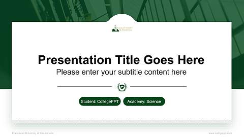Franciscan University of Steubenville National Scholarship Defense PPT Template