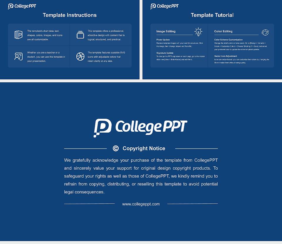 Franklin and Marshall College Course/Courseware Creation PPT Template16:9 ratio PPT effect preview image5