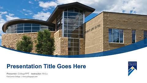 Fort Lewis College Course/Courseware Creation PPT Template