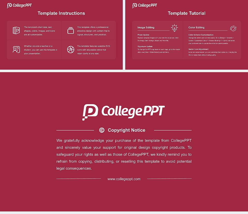 Friends University Course/Courseware Creation PPT Template16:9 ratio PPT effect preview image5