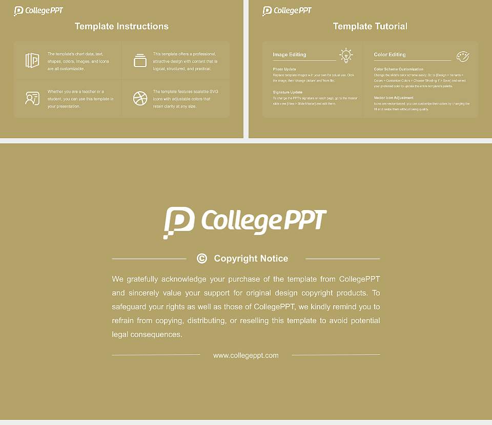 Georgia Institute of Technology-Main Campus Course/Courseware Creation PPT Template16:9 ratio PPT effect preview image5