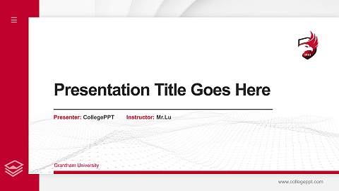 Grantham University Thesis Proposal/Graduation Defense PPT Template