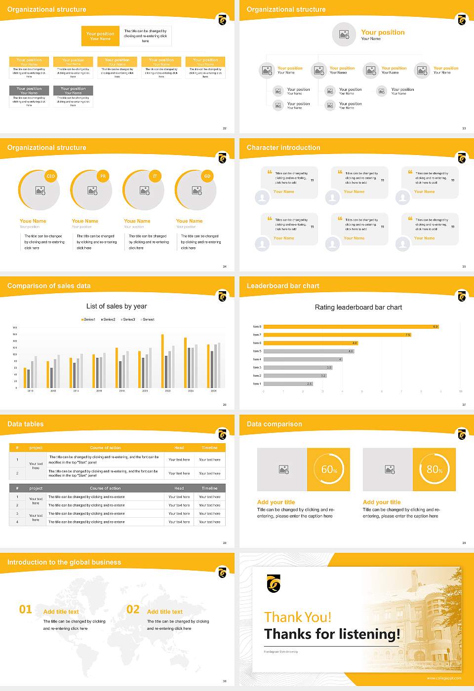 Framingham State University Academic Presentation/Research Findings Report PPT Template16:9 ratio PPT effect preview image4