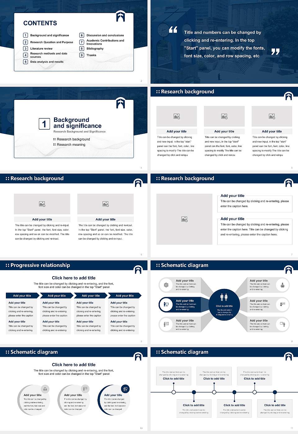 Franklin University Graduation Thesis Defense PPT Template16:9 ratio PPT effect preview image2