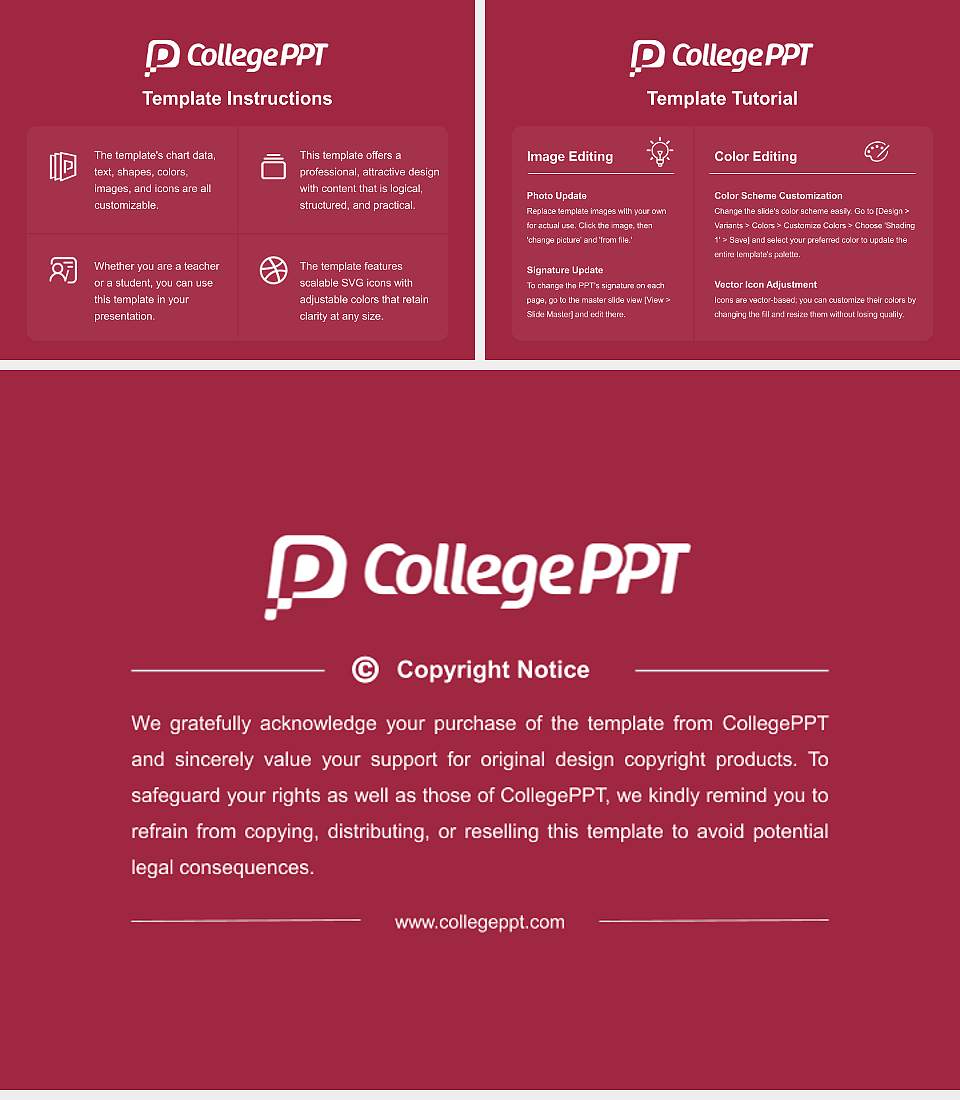 Friends University Academic Presentation/Research Findings Report PPT Template4:3 ratio PPT effect preview image5