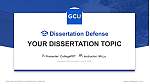 Georgian Court University Scriptieverdediging PPT-sjabloon