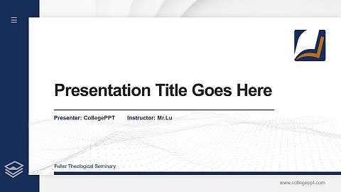 Fuller Theological Seminary Thesis Proposal/Graduation Defense PPT Template