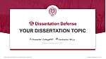 Fordham University Graduation Thesis Defense PPT Template