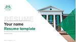 Greensboro College Resume PPT Template