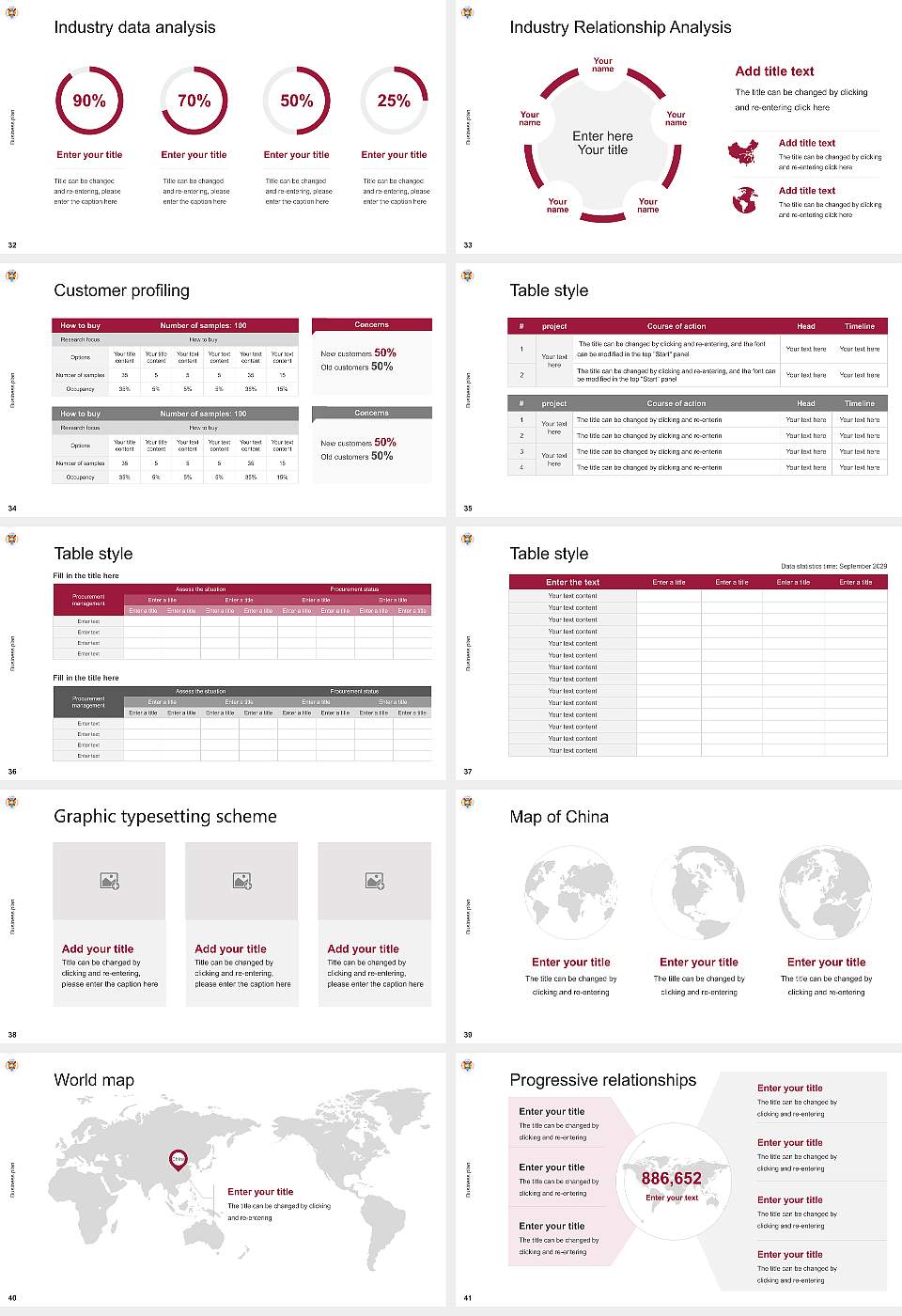 Hampden-Sydney College Competition/Entrepreneurship Contest PPT Template16:9 ratio PPT effect preview image5