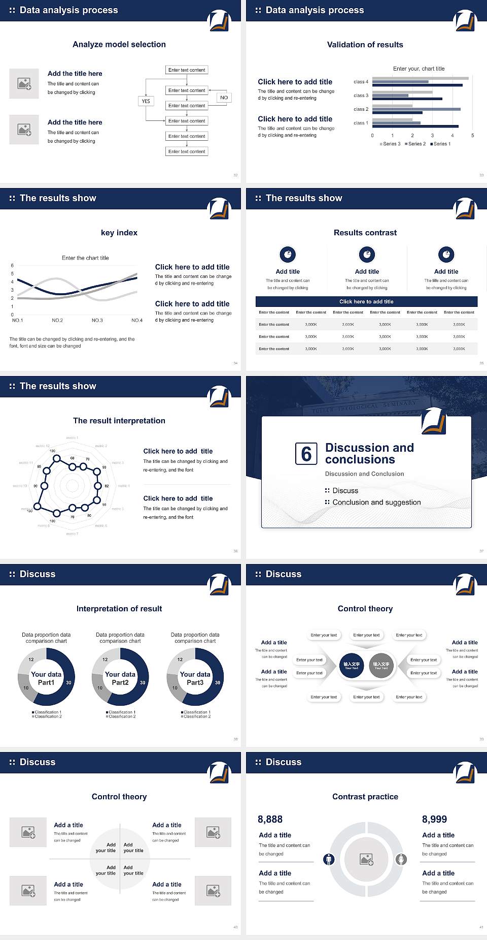 Fuller Theological Seminary Graduation Thesis Defense PPT Template4:3 ratio PPT effect preview image5