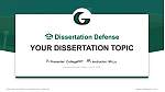 Georgia Gwinnett College학위 논문 방어PPT 템플릿