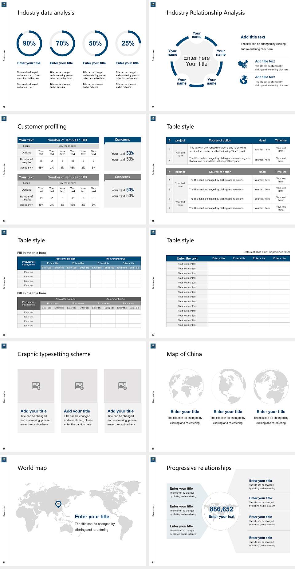 Goldey-Beacom College Competition/Entrepreneurship Contest PPT Template4:3 ratio PPT effect preview image5