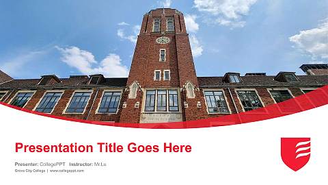 Grove City College Course/Courseware Creation PPT Template
