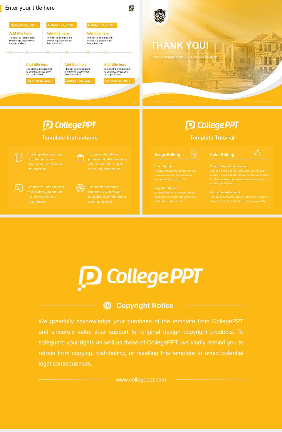 Fort Hays State University Lecture Sharing and Networking Event PPT Template4:3 ratio PPT effect preview image4
