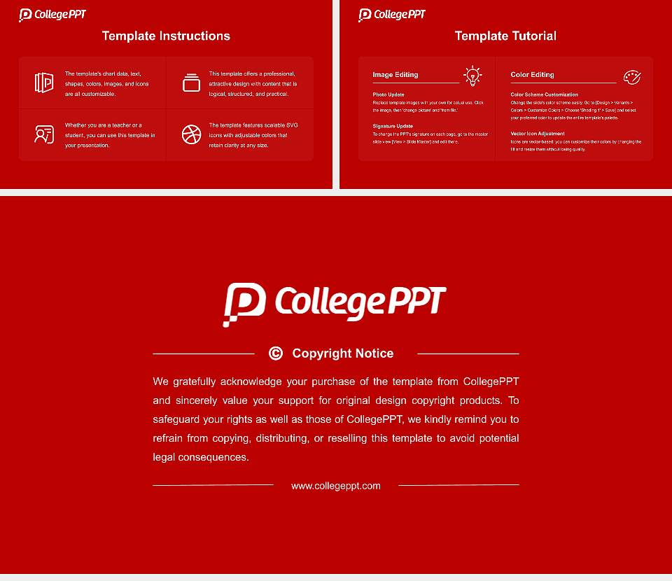 Gardner-Webb University Course/Courseware Creation PPT Template16:9 ratio PPT effect preview image5