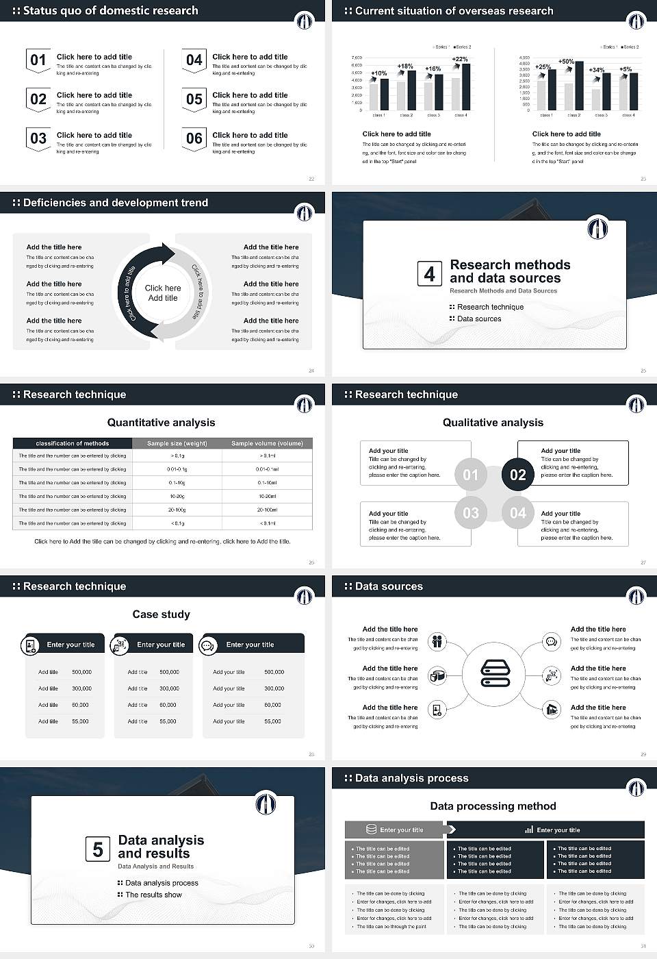 George Fox University Graduation Thesis Defense PPT Template16:9 ratio PPT effect preview image4