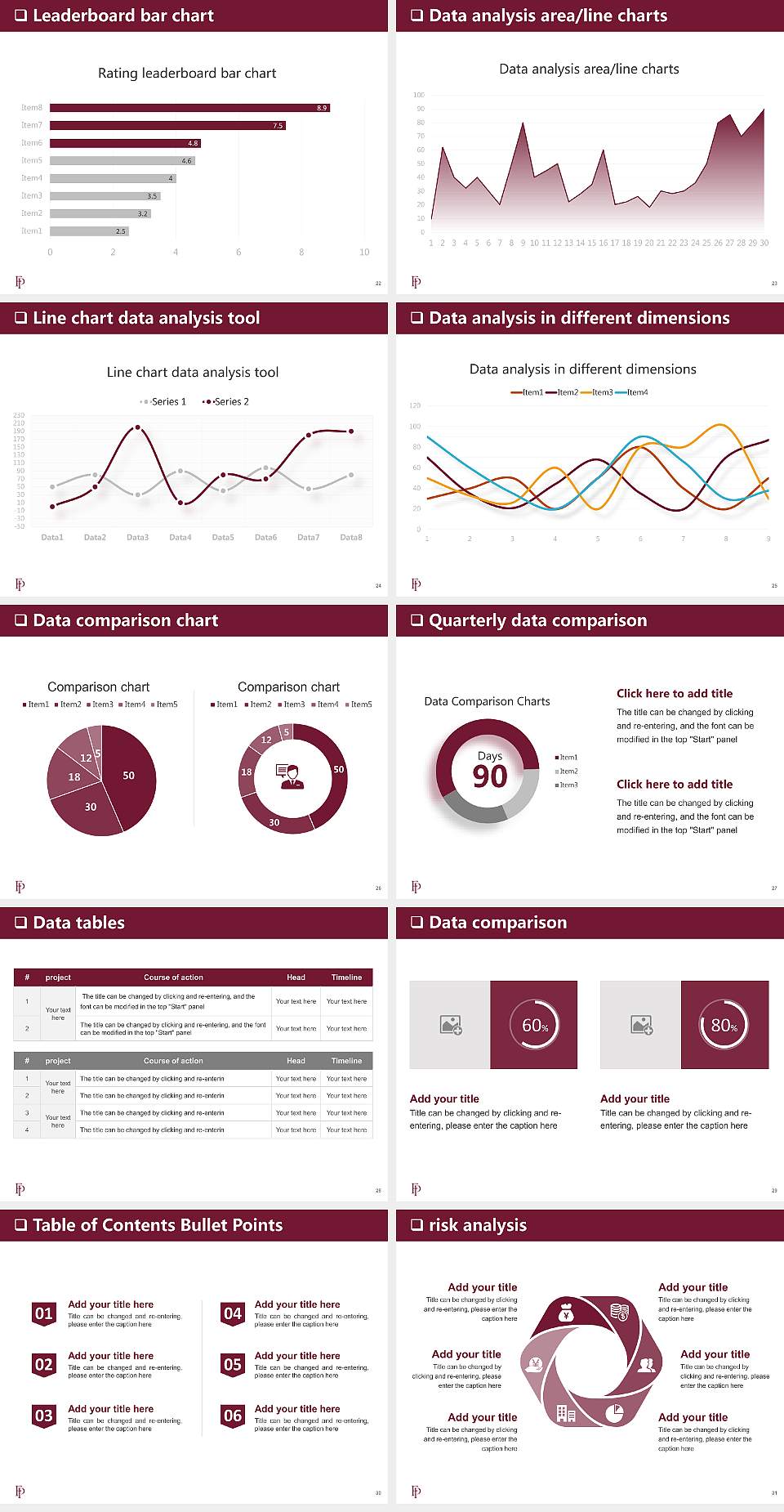 Franklin Pierce University General Purpose PPT Template4:3 ratio PPT effect preview image4
