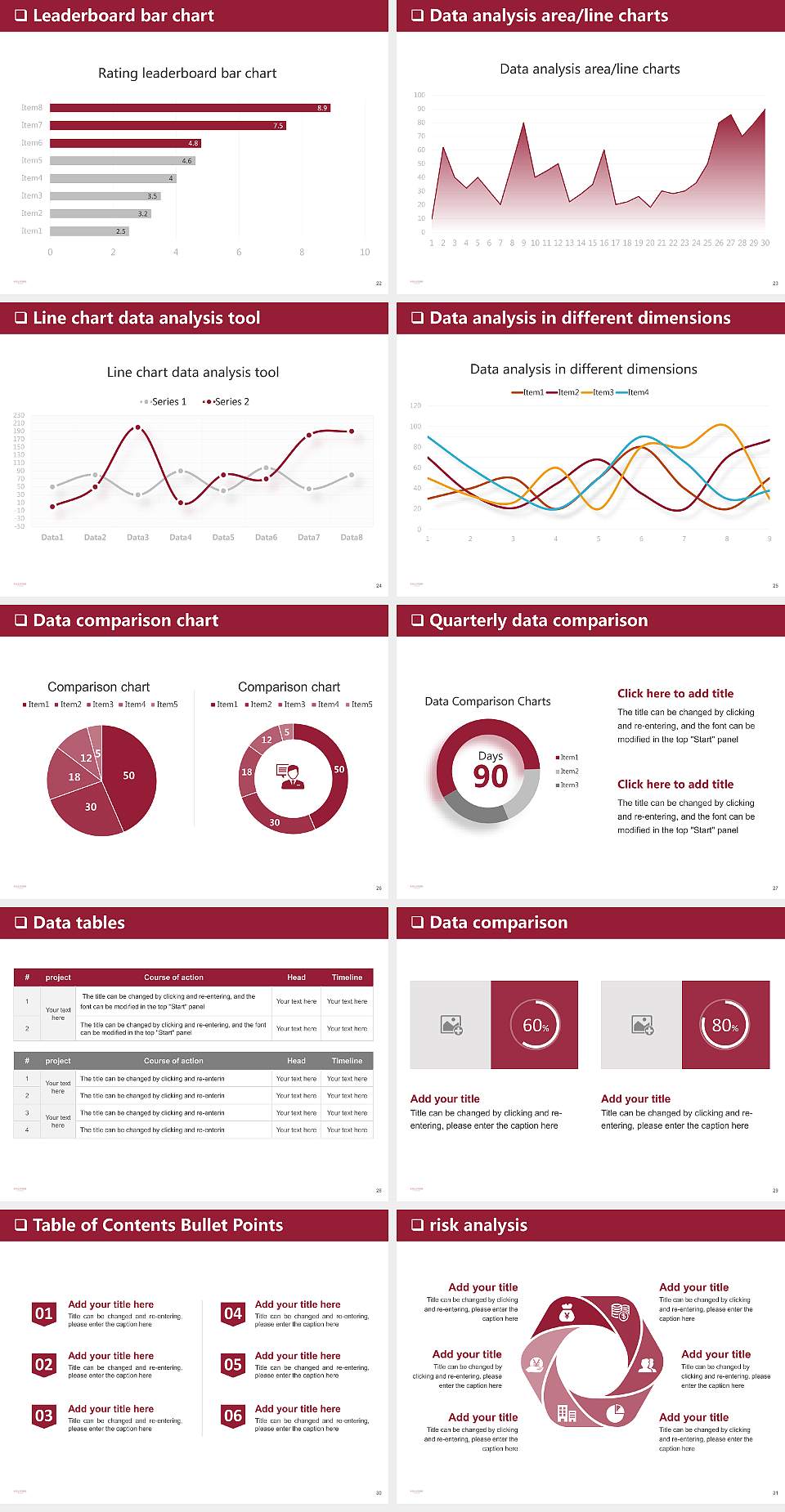 Guilford College General Purpose PPT Template4:3 ratio PPT effect preview image4