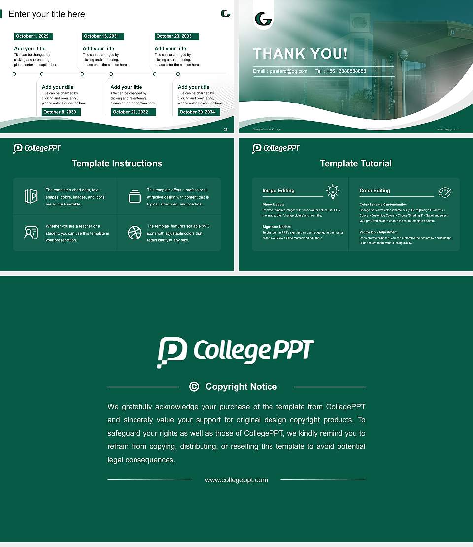 Georgia Gwinnett College Lecture Sharing and Networking Event PPT Template16:9 ratio PPT effect preview image4