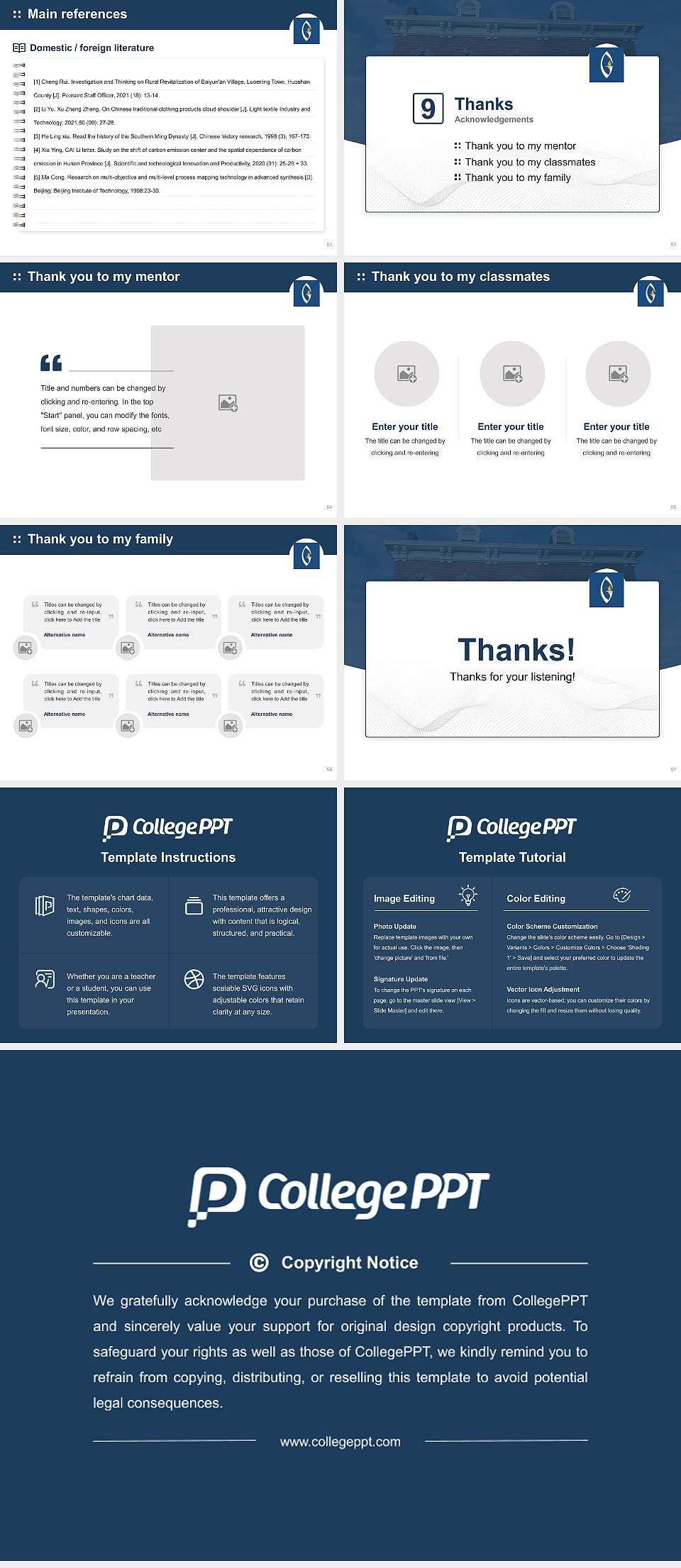 Gods Bible School and College Graduation Thesis Defense PPT Template4:3 ratio PPT effect preview image7