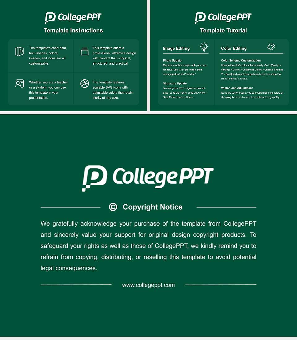 George Mason University(GMU) Course/Courseware Creation PPT Template4:3 ratio PPT effect preview image5