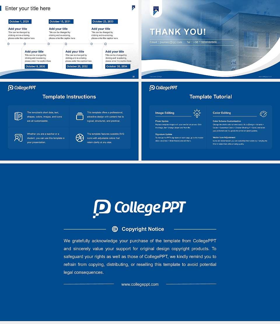 Fort Lewis College Lecture Sharing and Networking Event PPT Template16:9 ratio PPT effect preview image4