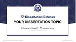 Guidance College Graduation Thesis Defense PPT Template