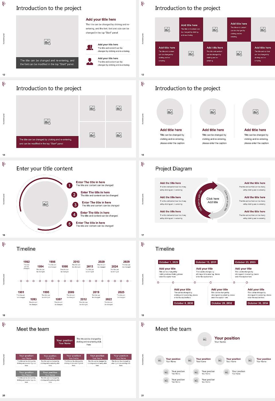 Franklin Pierce University Competition/Entrepreneurship Contest PPT Template16:9 ratio PPT effect preview image3